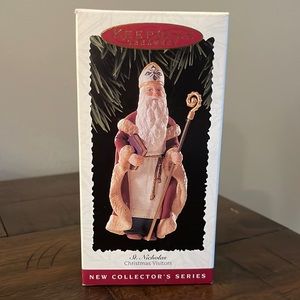 St. Nicholas "Christmas Visitors" Collector's Series Hallmark Ornament 1995